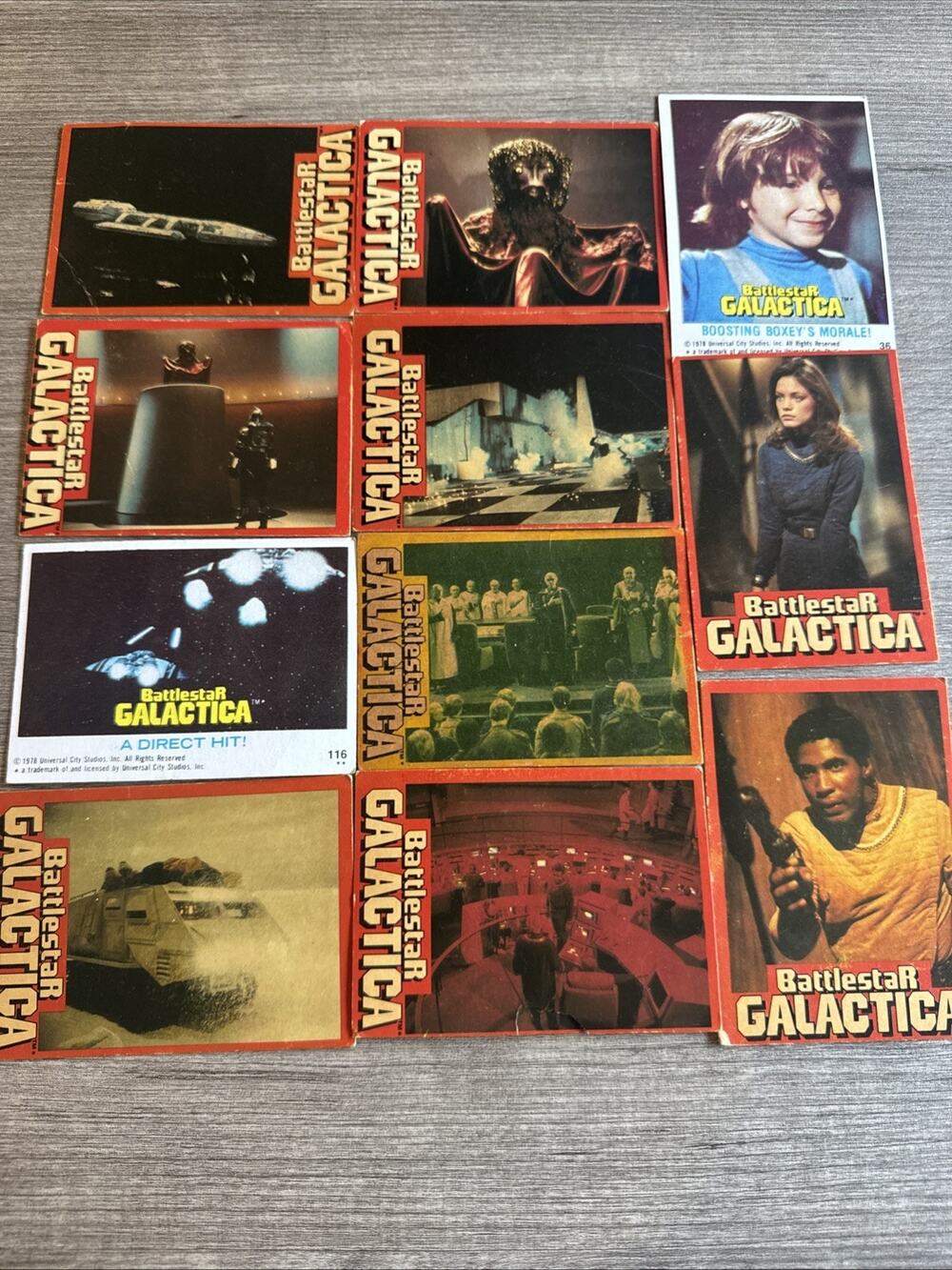 Vintage Battlestar Galactica Cards